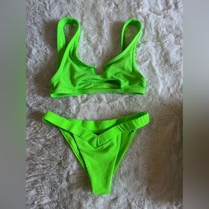 Frankies Bikinis neon top